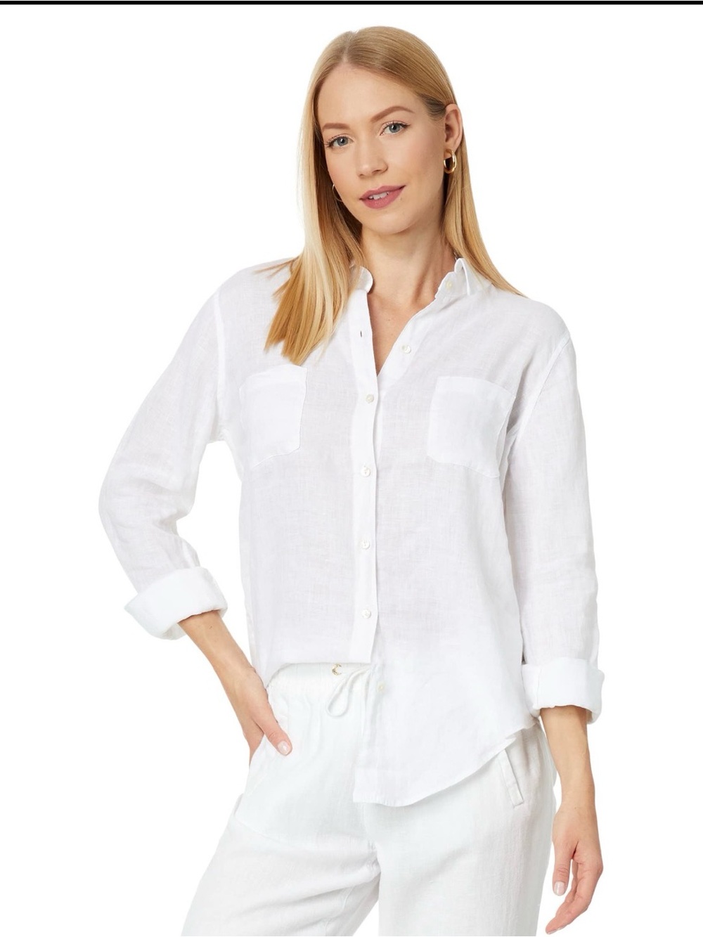 Lilly Pulitzer Sea View Linen in Resort White